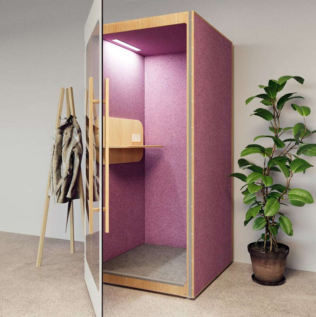  Office  Hide H1 + Booth Acoustic POD Room (Choose colours and finishes) 4 Office Furniture and Home Remote Working