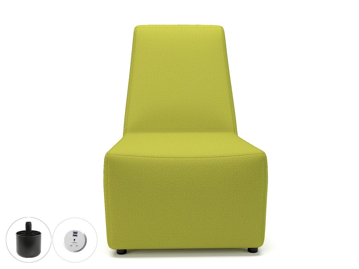 Office furniture pella-65cm-wide-chair-in-warwick-dolly-fabric-with-socket Dynamic  Standard Colour Denim 