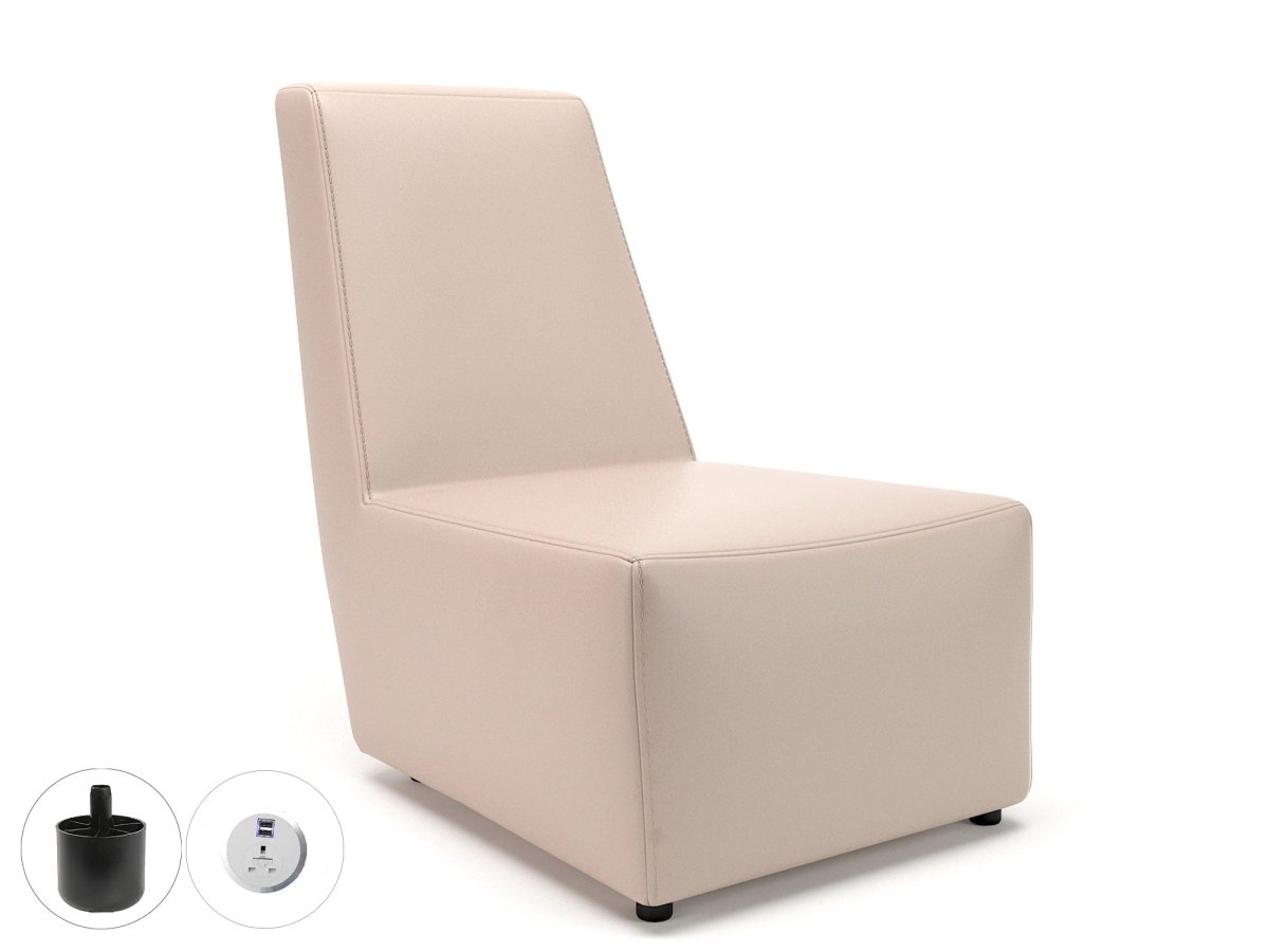 Office furniture pella-65cm-wide-chair-in-cristina-marrone-ultima-faux-leather-with-socket Dynamic   Colour  