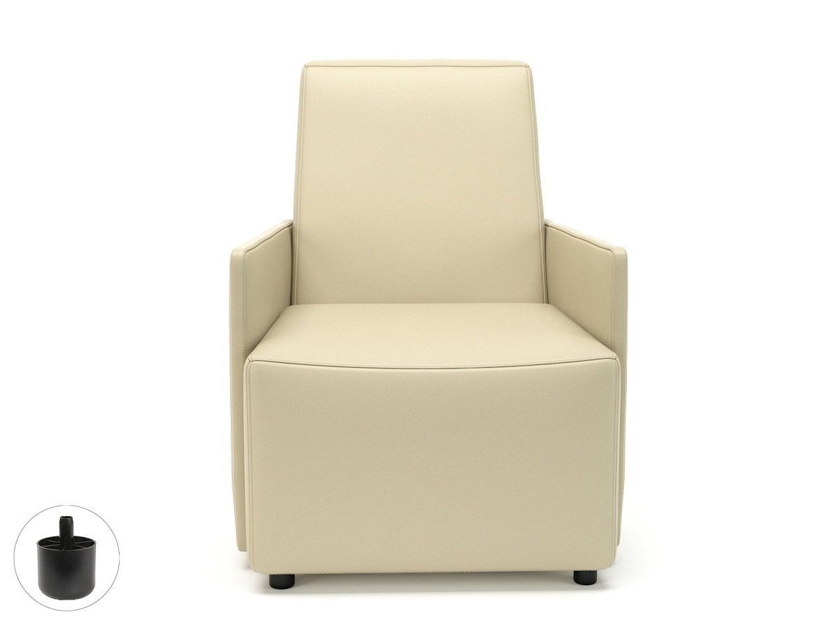 Office furniture pella-69cm-wide-armchair-in-cristina-marrone-ultima-faux-leather Dynamic   Colour Mocca 