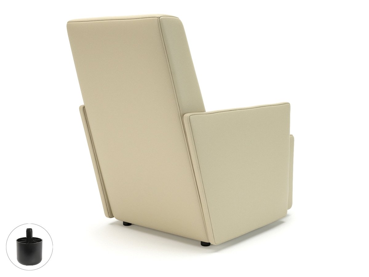 Office furniture pella-69cm-wide-armchair-in-cristina-marrone-ultima-faux-leather Dynamic   Colour Steel 