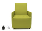 Office furniture pella-69cm-wide-armchair-in-warwick-dolly-fabric-with-socket Dynamic   Colour Denim 