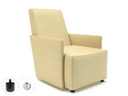 Office furniture pella-69cm-wide-armchair-in-cristina-marrone-ultima-faux-leather-with-socket Dynamic   Colour  