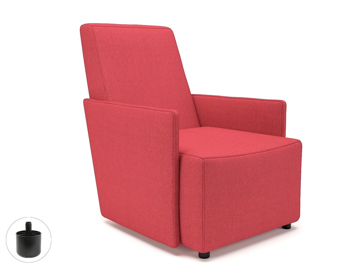Office Armchair Pella 69cm Wide Armchair in Camira Era Fabric  Colour Cycle 