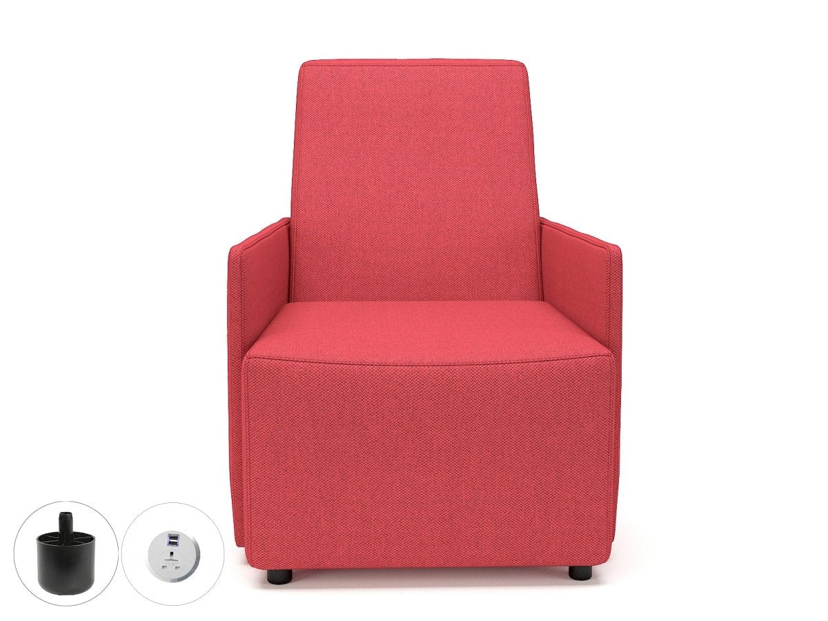 Office furniture pella-69cm-wide-armchair-in-camira-era-fabric-with-socket Dynamic   Colour Everlasting 