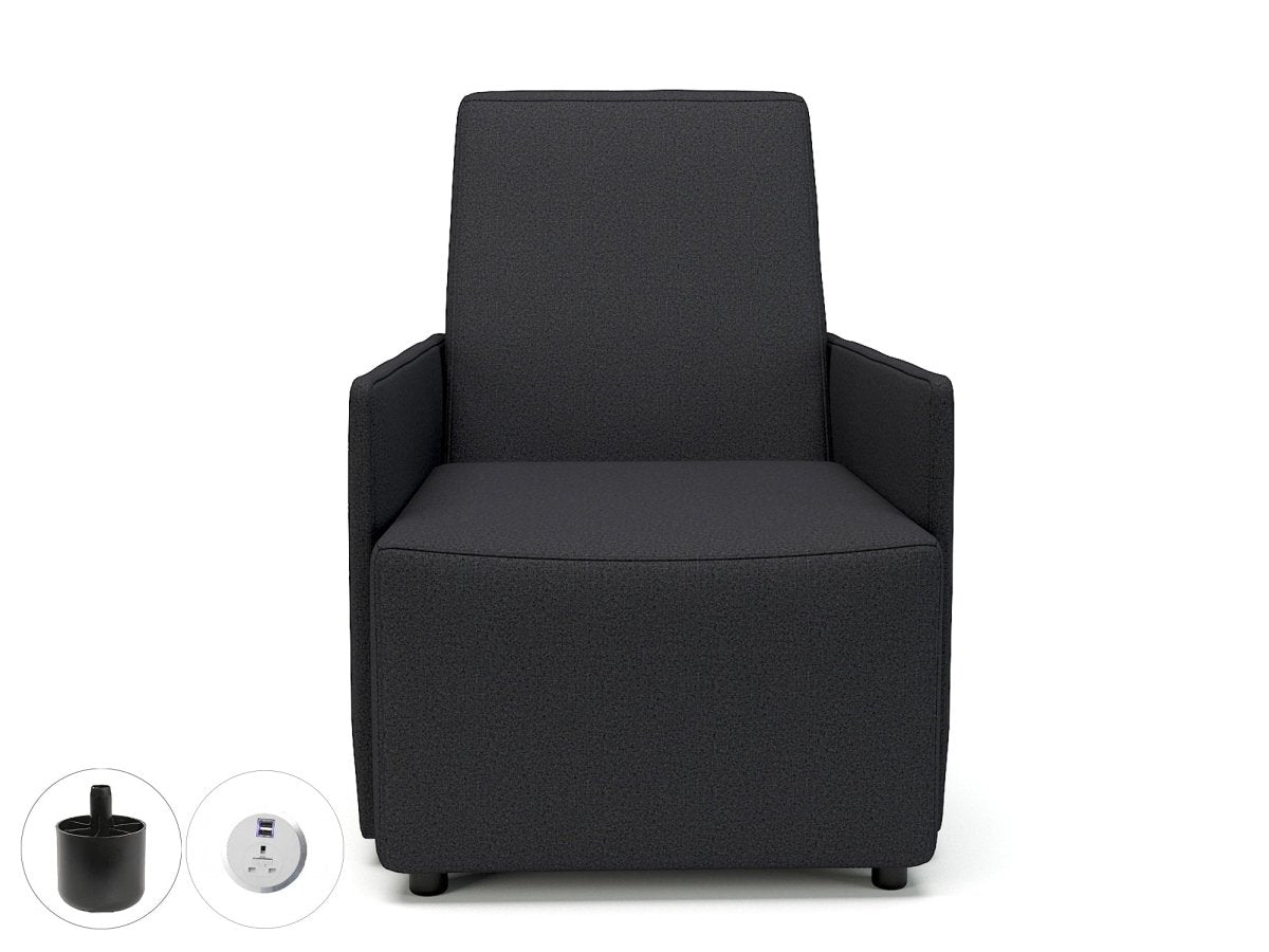 Office furniture pella-69cm-wide-armchair-in-warwick-dolly-fabric-with-socket Dynamic   Colour Wisp 