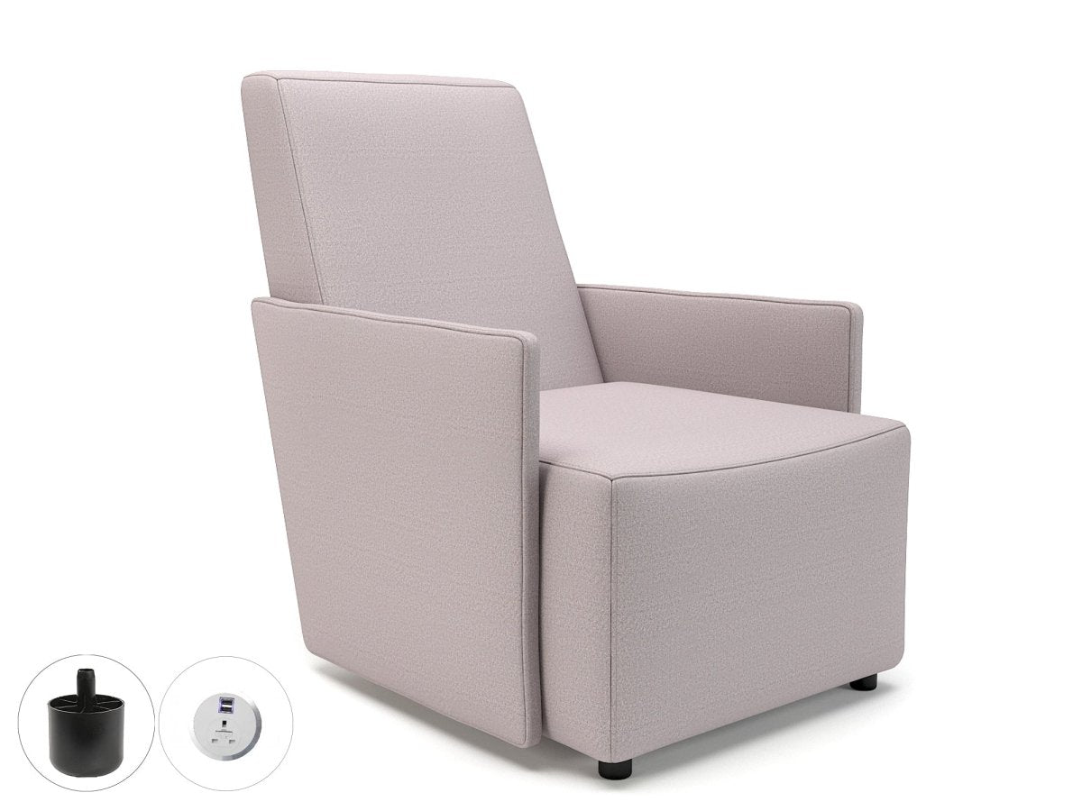 Office furniture pella-69cm-wide-armchair-in-warwick-dolly-fabric-with-socket Dynamic   Colour  