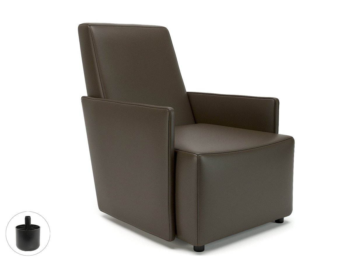 Office furniture pella-69cm-wide-armchair-in-cristina-marrone-ultima-faux-leather Dynamic   Colour  