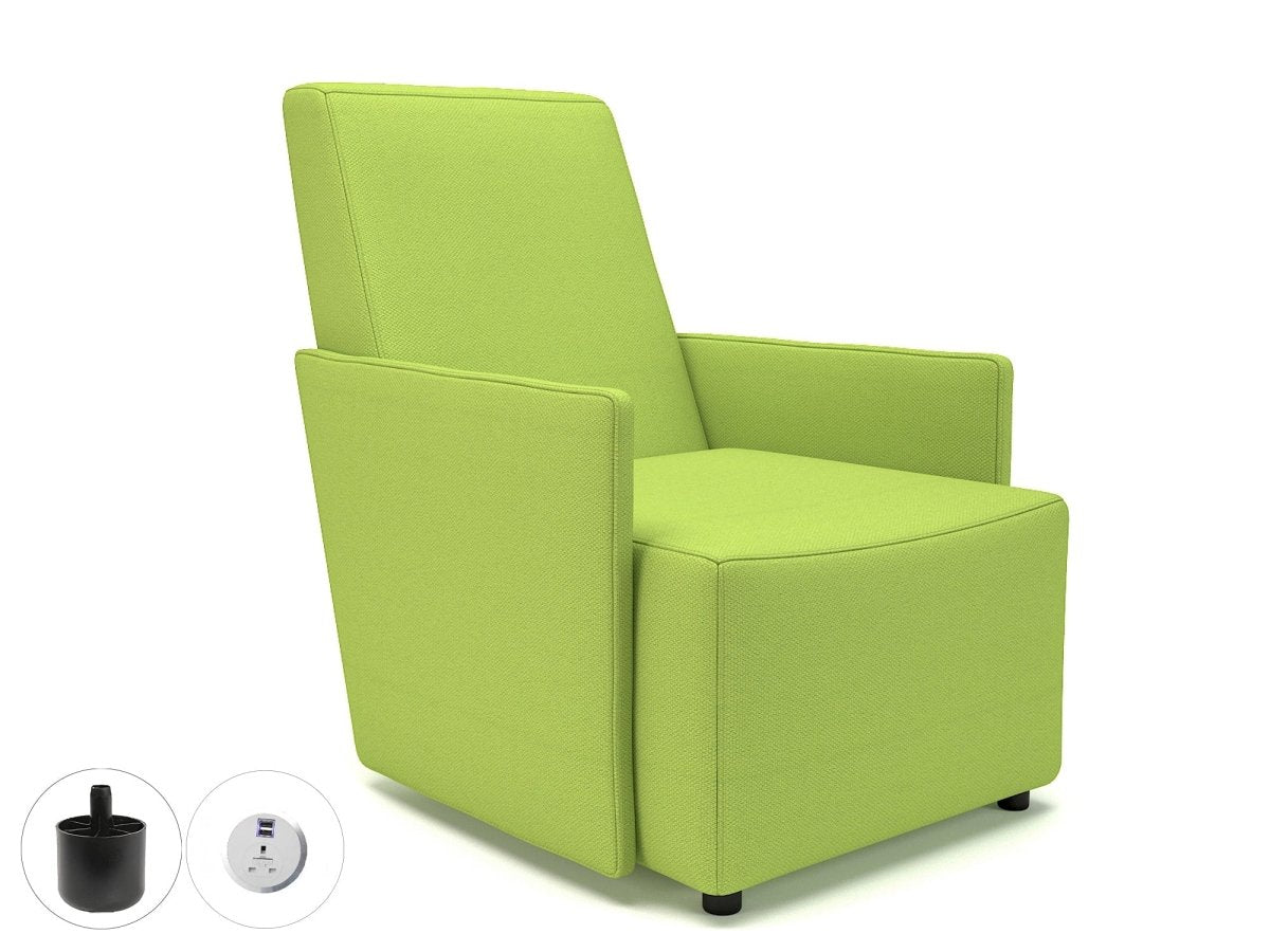 Office furniture pella-69cm-wide-armchair-in-camira-era-fabric-with-socket Dynamic   Colour  