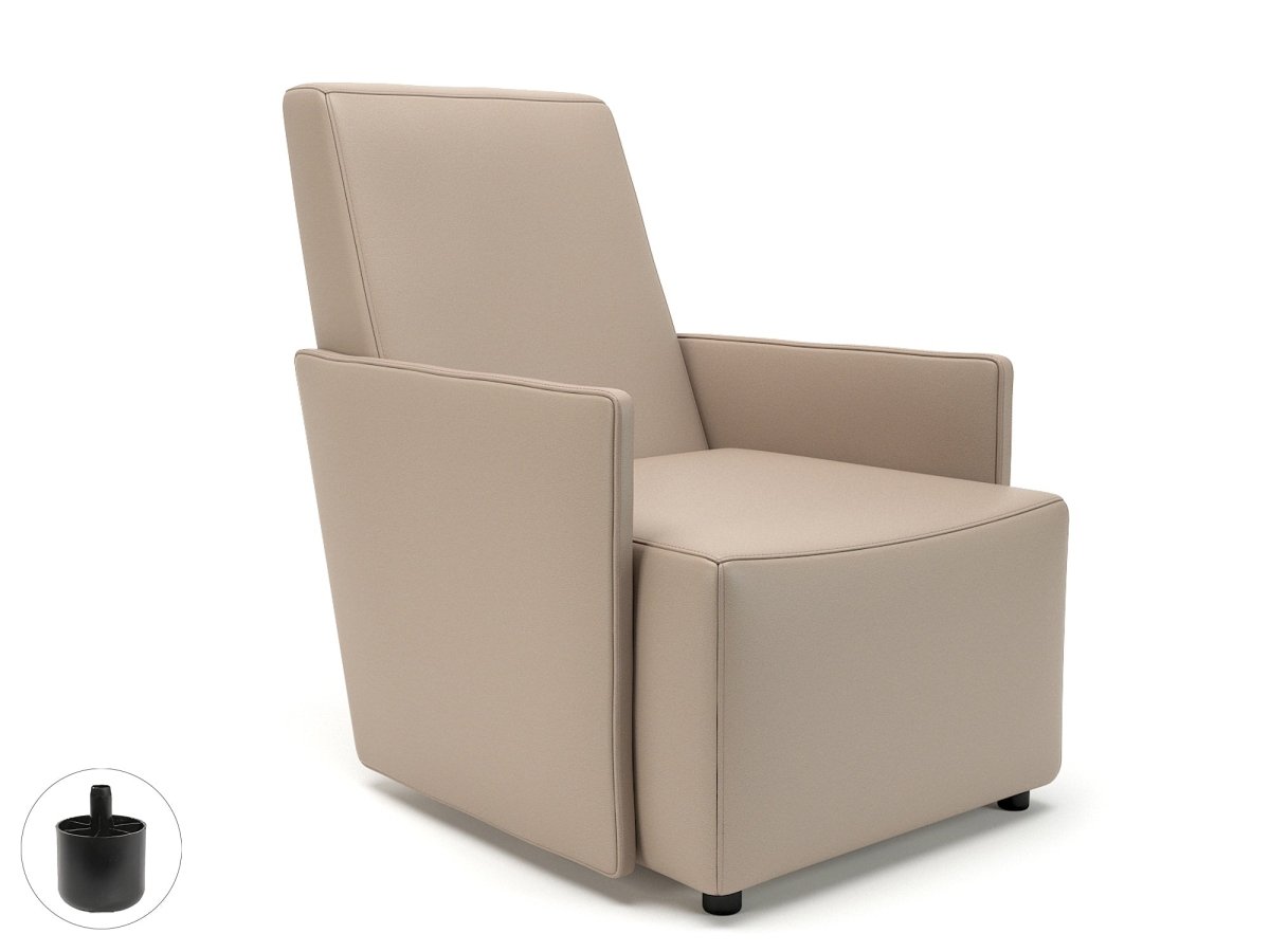 Office furniture pella-69cm-wide-armchair-in-cristina-marrone-ultima-faux-leather Dynamic   Colour  