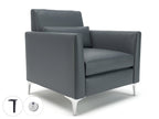 roselle-90cm-wide-armchair-in-cristina-marrone-ultima-faux-leather-with-socket Dynamic  Matt Black Colour Atlantic 