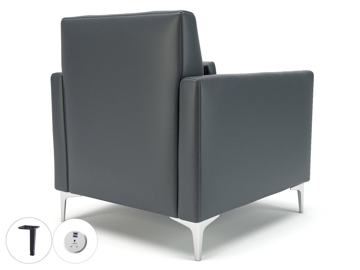 roselle-90cm-wide-armchair-in-cristina-marrone-ultima-faux-leather-with-socket Dynamic  Ebony Wood Colour Chalk 