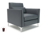 Office furniture roselle-90cm-wide-armchair-in-cristina-marrone-ultima-faux-leather Dynamic  Light Wood Colour Chalk 