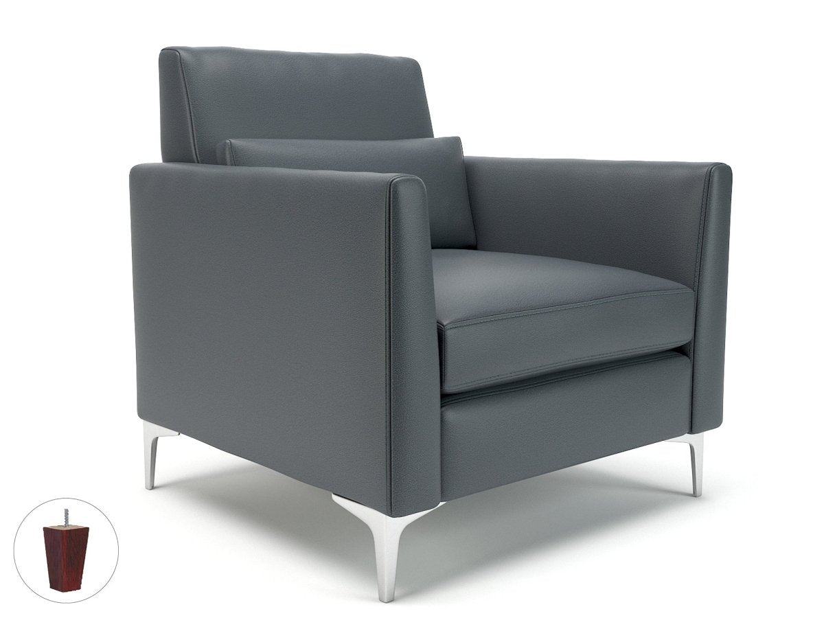 Office furniture roselle-90cm-wide-armchair-in-cristina-marrone-ultima-faux-leather Dynamic  Light Wood Colour Chalk 