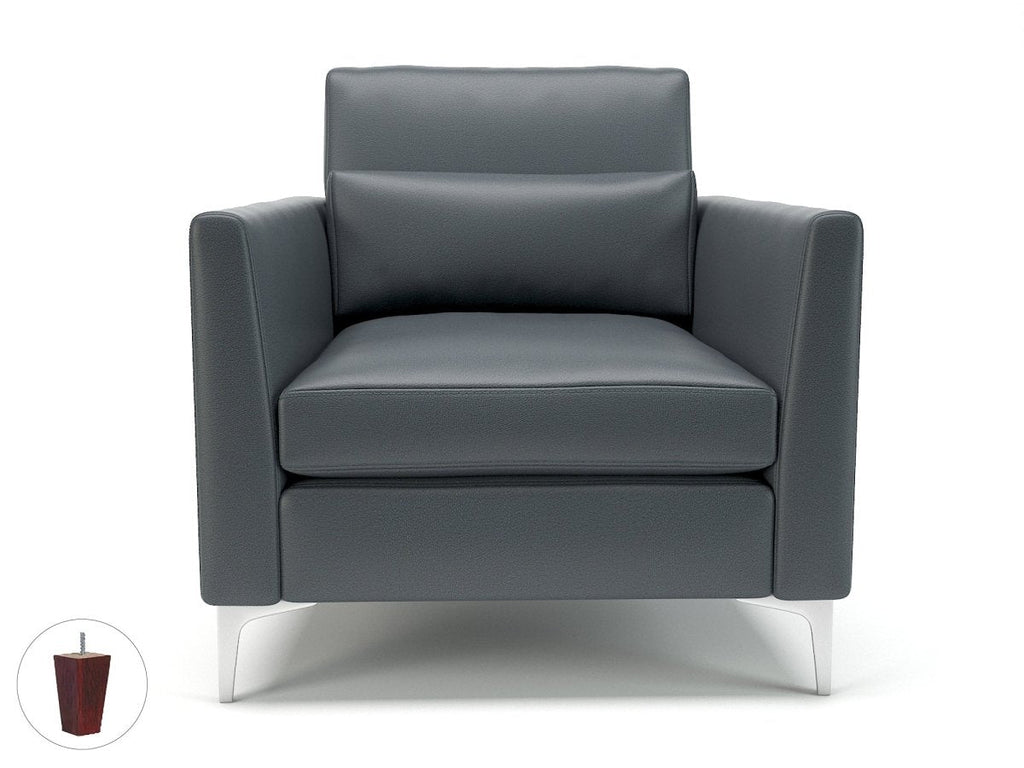 Office furniture roselle-90cm-wide-armchair-in-cristina-marrone-ultima-faux-leather Dynamic  Matt Black Colour Chalk 