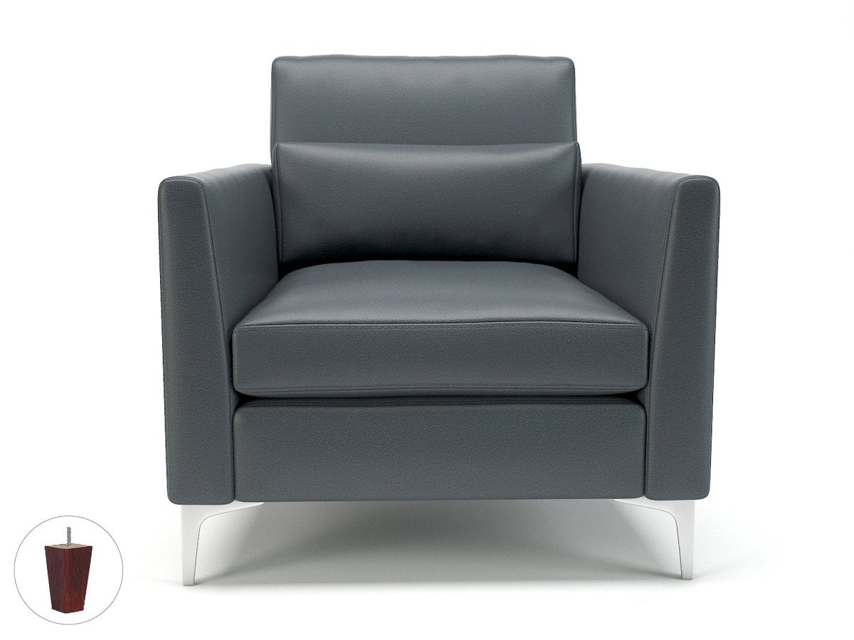 Office furniture roselle-90cm-wide-armchair-in-cristina-marrone-ultima-faux-leather Dynamic  Matt Black Colour Chalk 