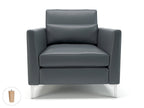 Office furniture roselle-90cm-wide-armchair-in-cristina-marrone-ultima-faux-leather Dynamic  Light Wood Colour Chilli 