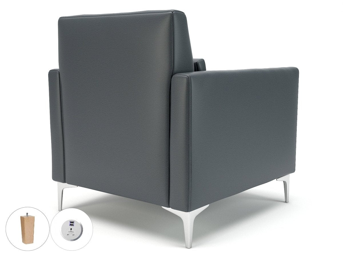 roselle-90cm-wide-armchair-in-cristina-marrone-ultima-faux-leather-with-socket Dynamic  Matt Black Colour Chilli 