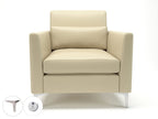 roselle-90cm-wide-armchair-in-cristina-marrone-ultima-faux-leather-with-socket Dynamic  Ebony Wood Colour Cream 