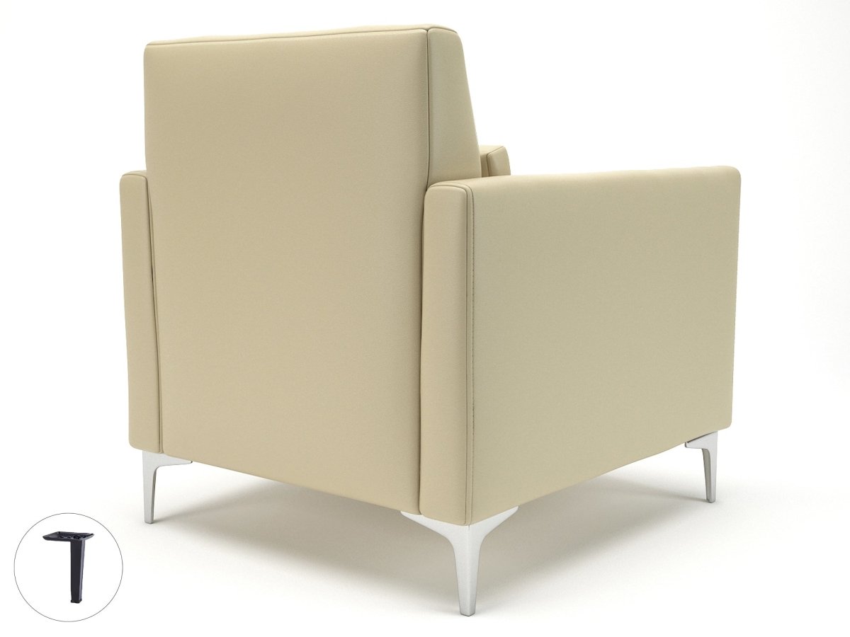 Office furniture roselle-90cm-wide-armchair-in-cristina-marrone-ultima-faux-leather Dynamic  Ebony Wood Colour Mocha 
