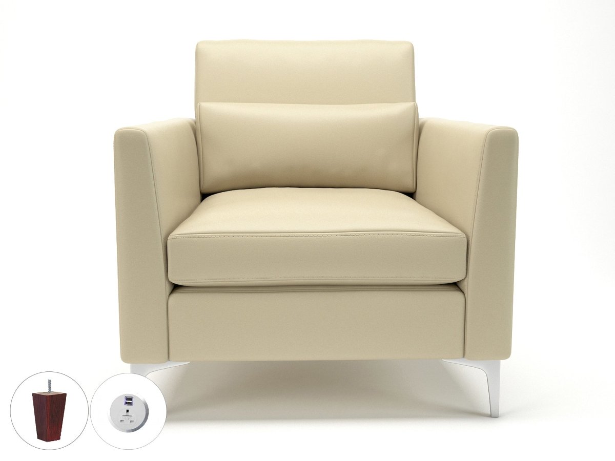 roselle-90cm-wide-armchair-in-cristina-marrone-ultima-faux-leather-with-socket Dynamic  Matt Black Colour Mocha 