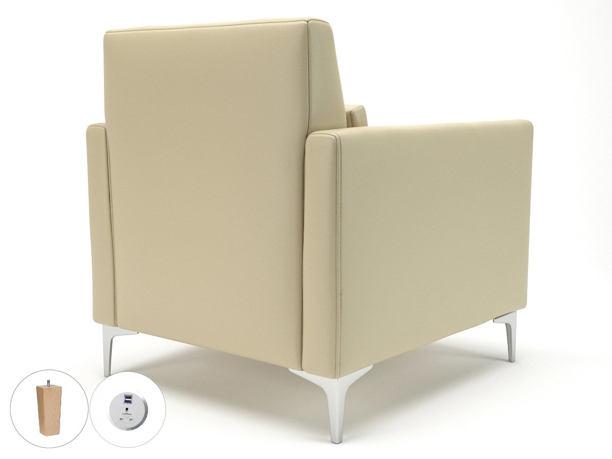 roselle-90cm-wide-armchair-in-cristina-marrone-ultima-faux-leather-with-socket Dynamic  Matt Black Colour Steel 