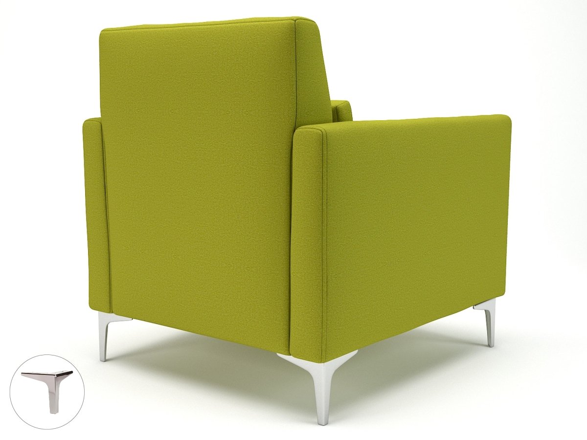 Office Soft seating Roselle 90cm Wide Armchair in Warwick Dolly FabricOffice Armchair Wide Dynamic