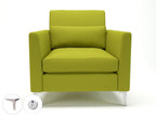 Office furniture roselle-90cm-wide-armchair-in-warwick-dolly-fabric-with-socket Dynamic  Ebony Wood Colour Citron 
