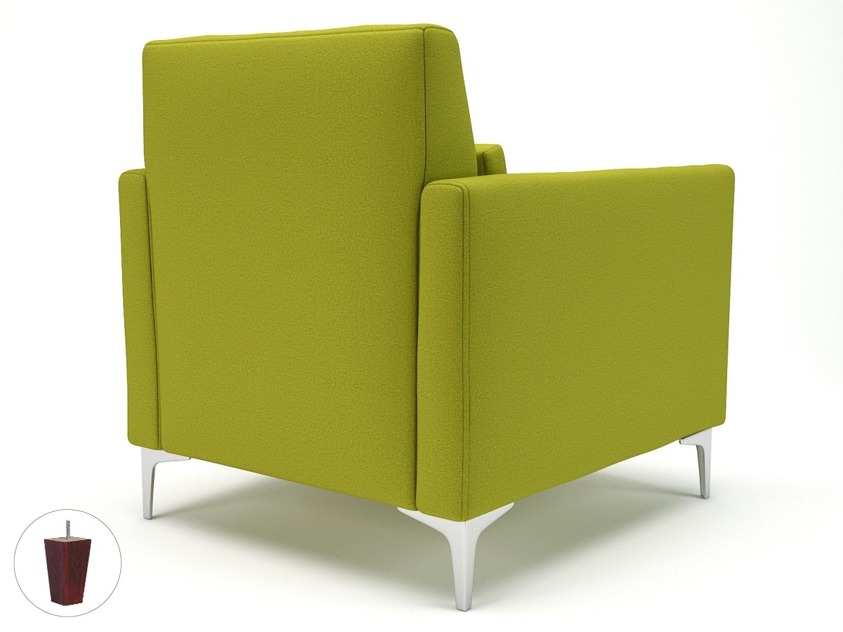 Office Soft seating Roselle 90cm Wide Armchair in Warwick Dolly FabricOffice Armchair Wide Dynamic