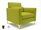 Office furniture roselle-90cm-wide-armchair-in-warwick-dolly-fabric-with-socket Dynamic  Light Wood Colour Denim 