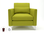 Office furniture roselle-90cm-wide-armchair-in-warwick-dolly-fabric-with-socket Dynamic  Matt Black Colour Denim 