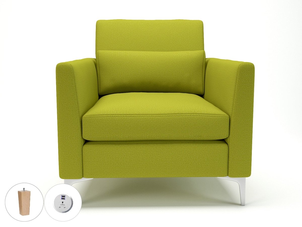 Office furniture roselle-90cm-wide-armchair-in-warwick-dolly-fabric-with-socket Dynamic  Light Wood Colour Ebony 
