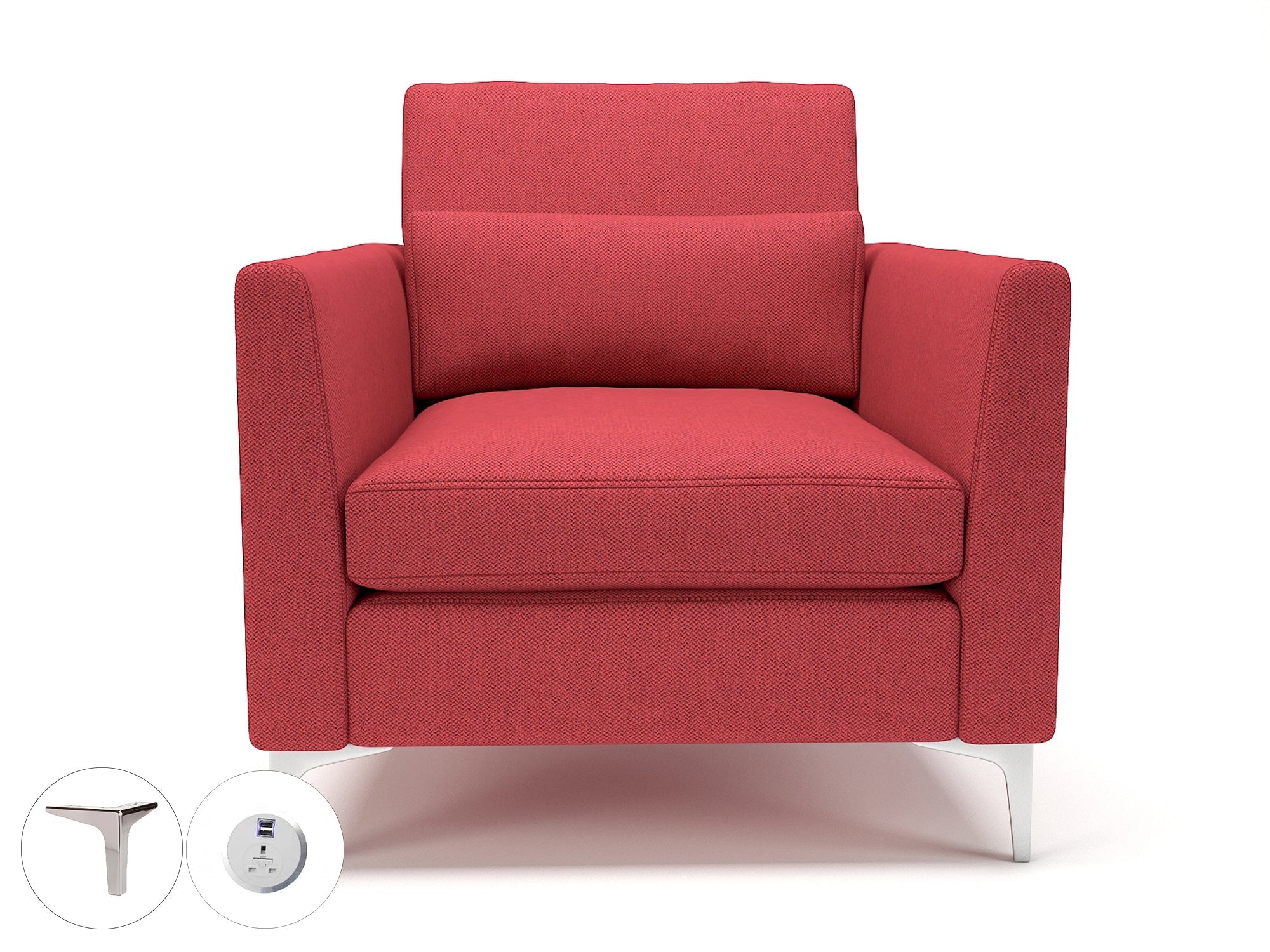 Office furniture roselle-90cm-wide-armchair-in-camira-era-fabric-with-socket Dynamic  Ebony Wood Colour Cycle 