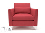 Office furniture roselle-90cm-wide-armchair-in-camira-era-fabric-with-socket Dynamic  Chrome Colour Everlasting 