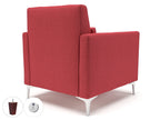 Office furniture roselle-90cm-wide-armchair-in-camira-era-fabric-with-socket Dynamic  Chrome Colour Forward 