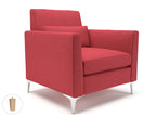 Office furniture roselle-90cm-wide-armchair-in-camira-era-fabric Dynamic  Ebony Wood Colour Forward 