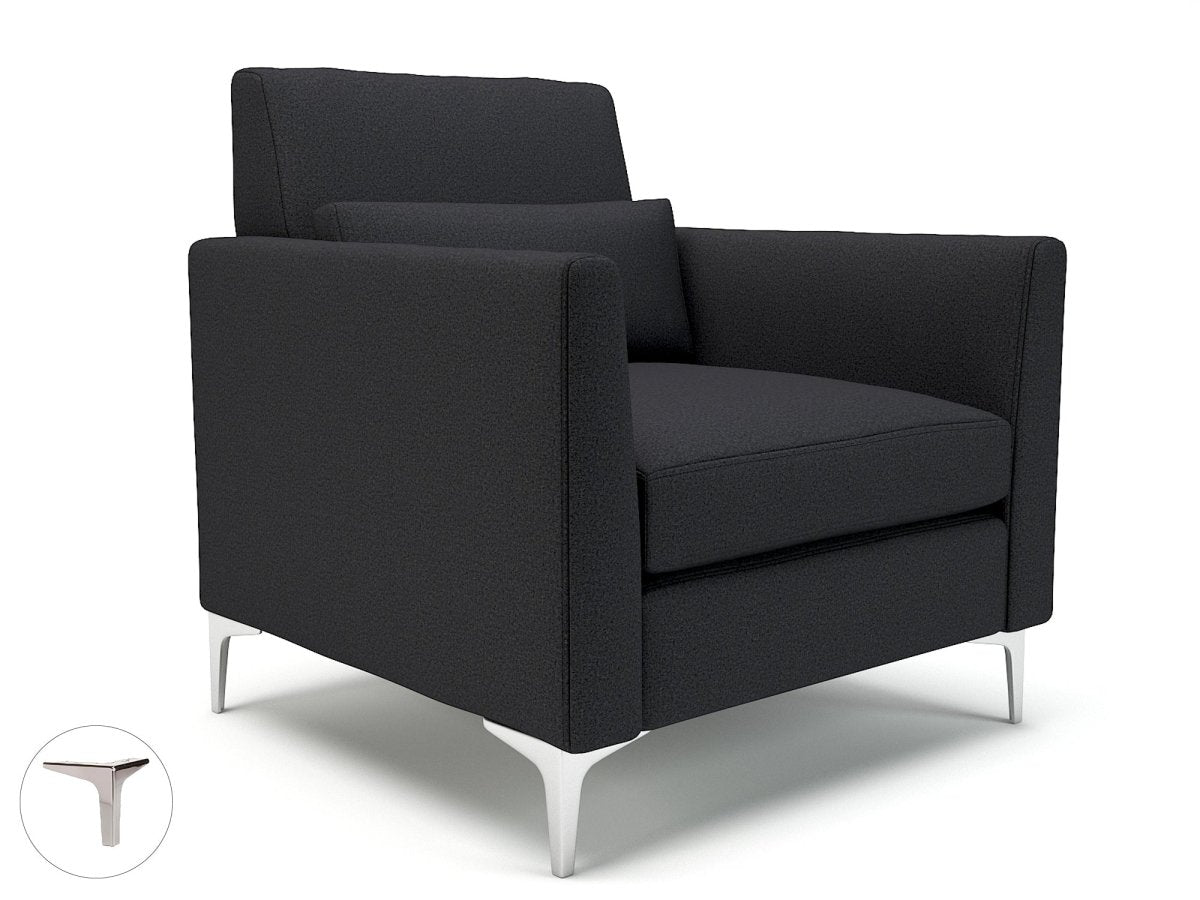 Office Soft seating Roselle 90cm Wide Armchair in Warwick Dolly FabricOffice Armchair Wide Dynamic