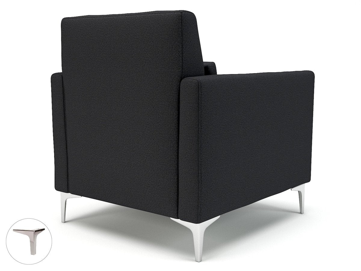 Office Soft seating Roselle 90cm Wide Armchair in Warwick Dolly FabricOffice Armchair Wide Dynamic