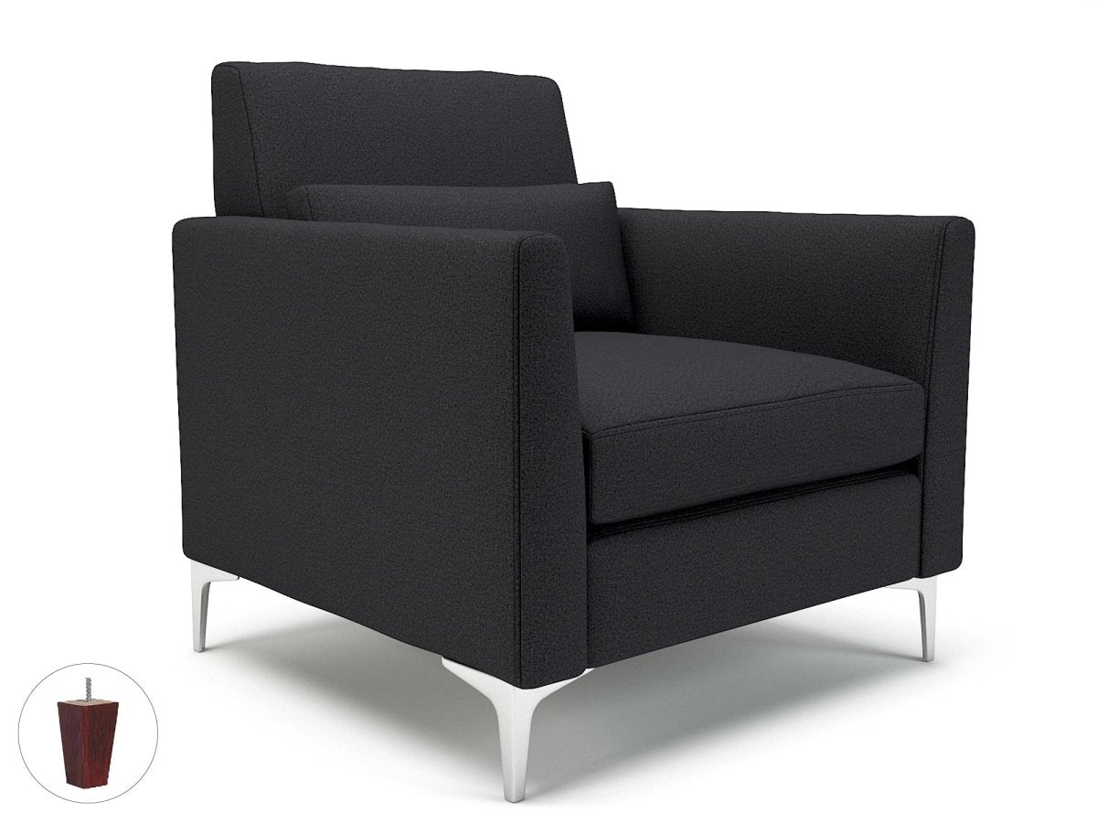 Office Soft seating Roselle 90cm Wide Armchair in Warwick Dolly FabricOffice Armchair Wide Dynamic