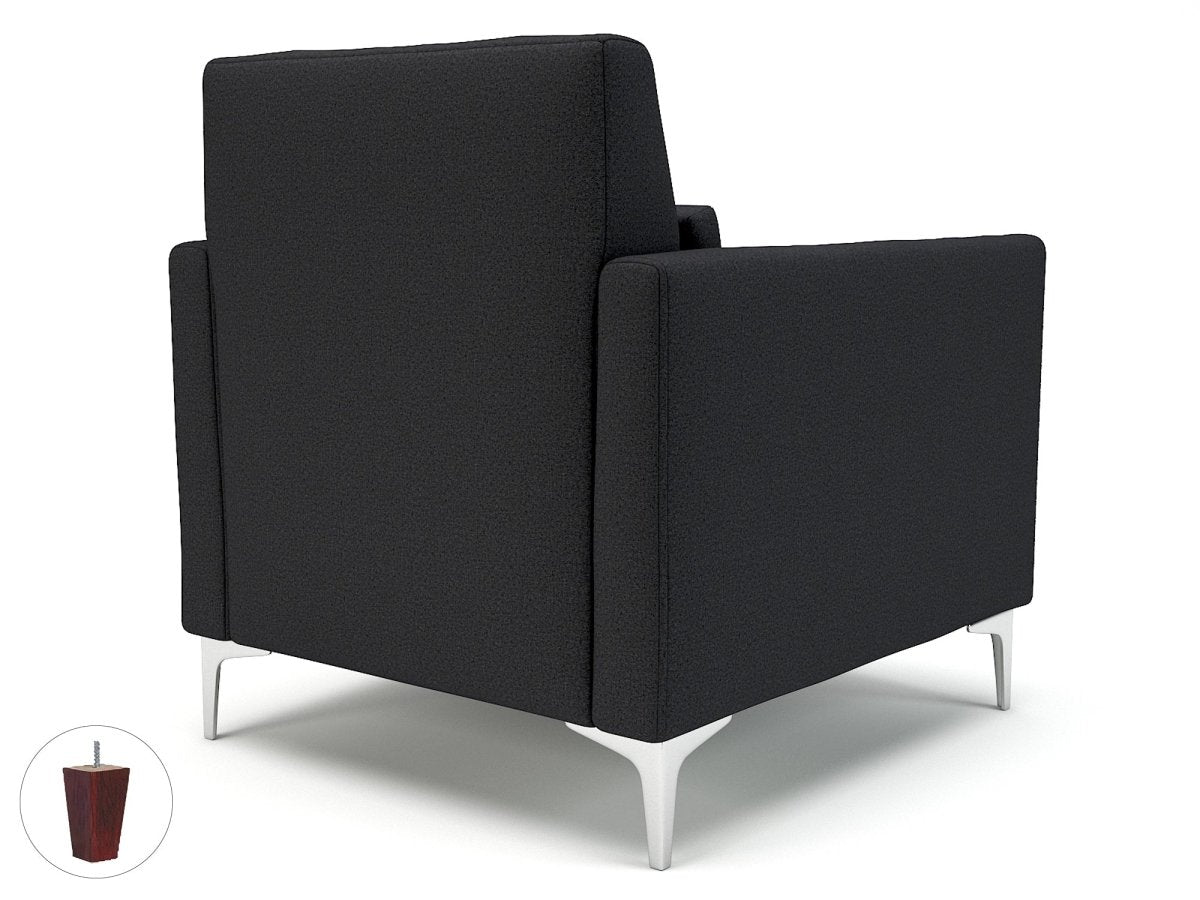 Office Soft seating Roselle 90cm Wide Armchair in Warwick Dolly FabricOffice Armchair Wide Dynamic