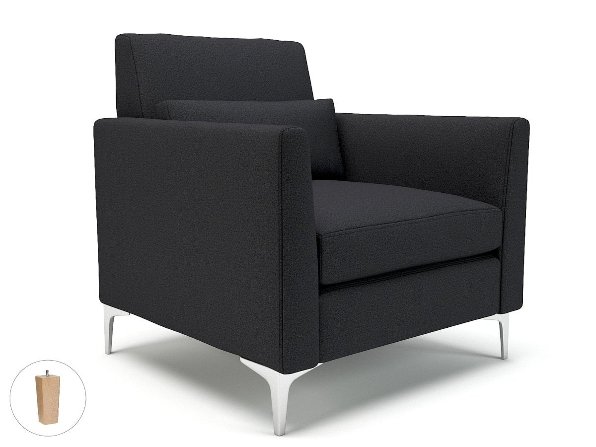 Office Soft seating Roselle 90cm Wide Armchair in Warwick Dolly FabricOffice Armchair Wide Dynamic