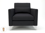 Office Soft seating Roselle 90cm Wide Armchair in Warwick Dolly FabricOffice Armchair Wide Dynamic