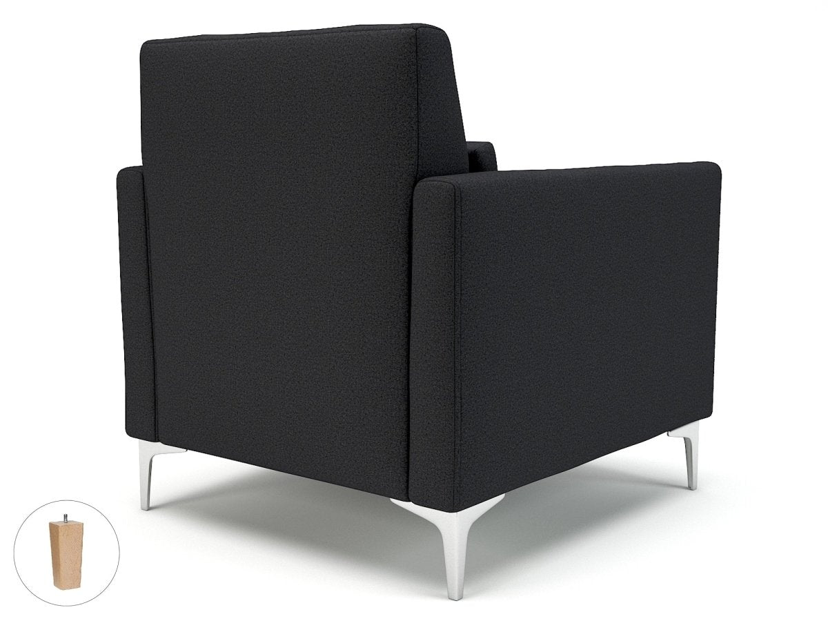 Office Soft seating Roselle 90cm Wide Armchair in Warwick Dolly FabricOffice Armchair Wide Dynamic