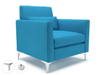 Office furniture roselle-90cm-wide-armchair-in-camira-era-fabric-with-socket Dynamic  Chrome Colour History 