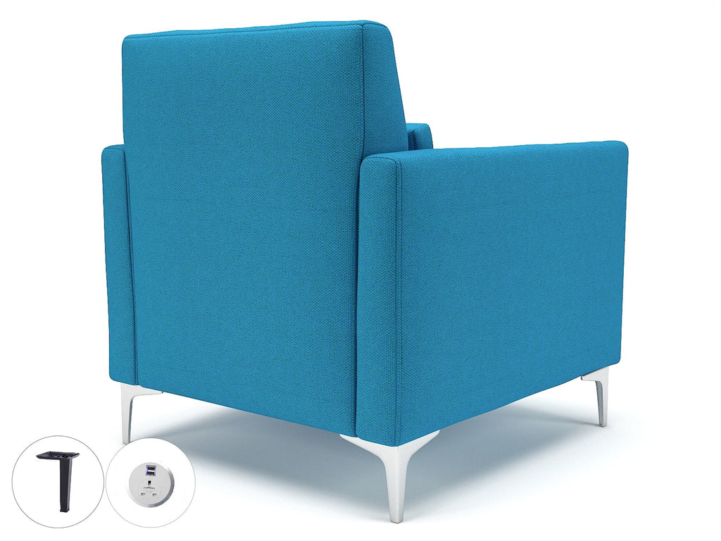 Office furniture roselle-90cm-wide-armchair-in-camira-era-fabric-with-socket Dynamic  Ebony Wood Colour Perennial 