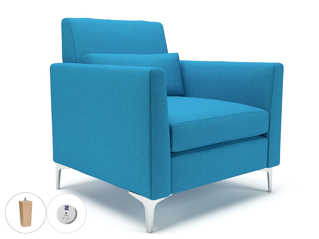 Office furniture roselle-90cm-wide-armchair-in-camira-era-fabric-with-socket Dynamic  Ebony Wood Colour Period 