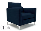 Office furniture roselle-90cm-wide-armchair-in-camira-era-fabric-with-socket Dynamic  Matt Black Colour Present 