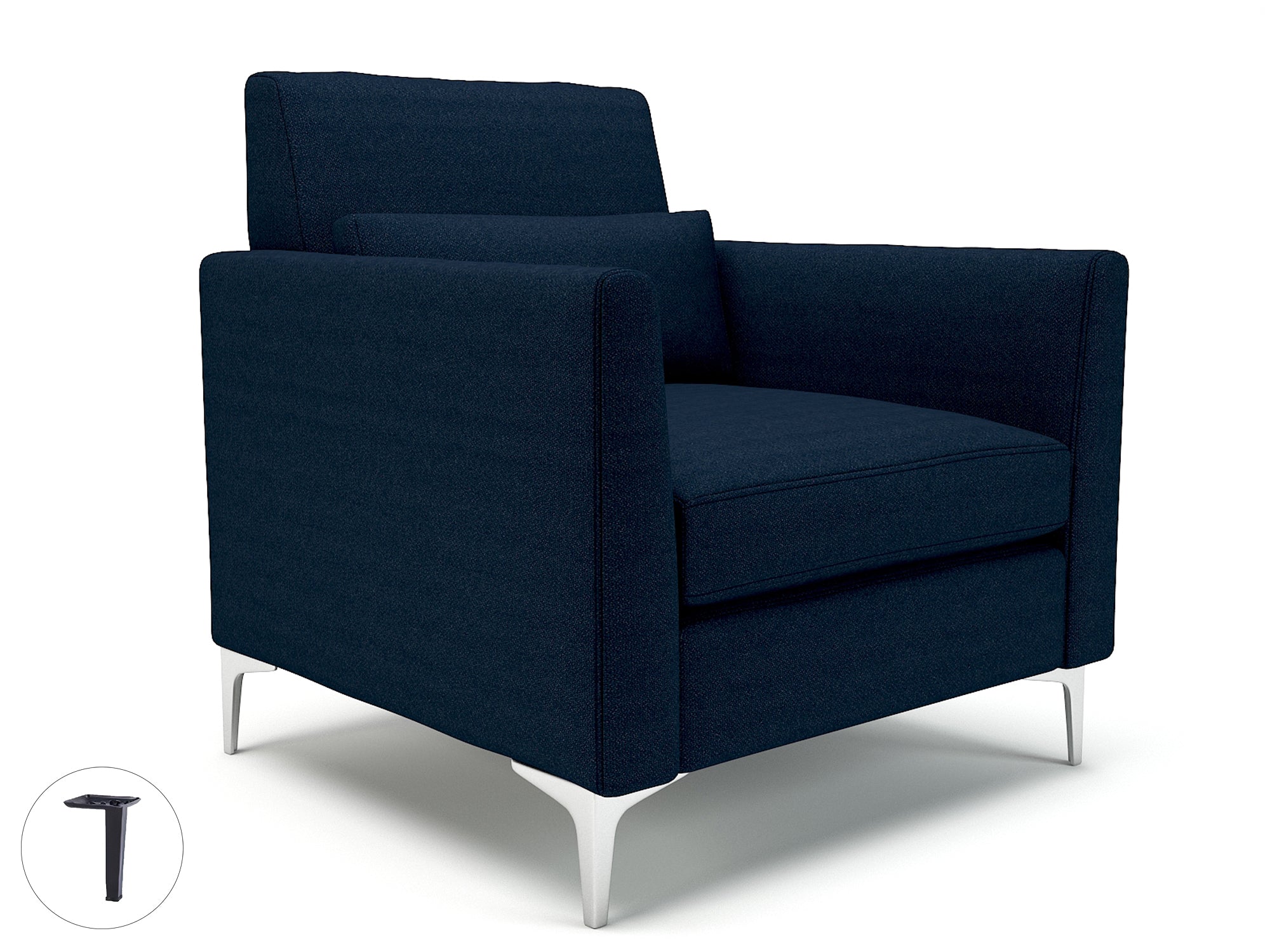 Office furniture roselle-90cm-wide-armchair-in-camira-era-fabric Dynamic  Matt Black Colour Present 