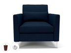 Office furniture roselle-90cm-wide-armchair-in-camira-era-fabric-with-socket Dynamic  Matt Black Colour Prime 