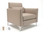 Office furniture roselle-90cm-wide-armchair-in-cristina-marrone-ultima-faux-leather-with-socket Dynamic   Colour  